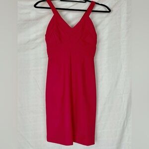 Laundry By Shelli Segal Hot Pink Cocktail Dress